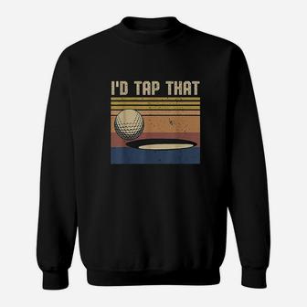 Id Tap That Funny Golf Vintage Sweatshirt | Crazezy