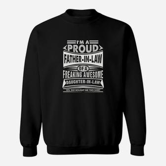 Im A Proud Father In Law Of A Freaking Awesome Sweatshirt | Crazezy DE