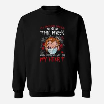 Im Smiling Under The Cover And Hugging You In My Heart Sweatshirt | Crazezy UK