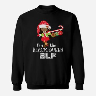 I'm The Black Queen Elf African American 5 Matching Xmas Sweatshirt | Crazezy