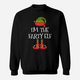 I'm The Farty Elf Tee Christmas Xmas Funny Elf Group Costume Sweatshirt | Crazezy UK