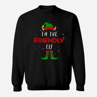 I'm The Friendly Elf Squad Xmas Sweatshirt - Monsterry CA