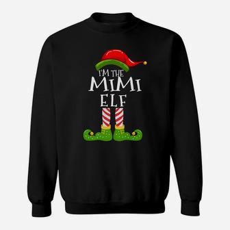 I'm The Mimi Elf Group Matching Family Christmas Pyjamas Sweatshirt | Crazezy