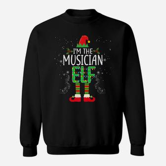 I'm The Musician Elf Matching Family Group Christmas Gift Sweatshirt | Crazezy UK