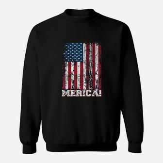 Independence Day Us American Flag Sweatshirt | Crazezy