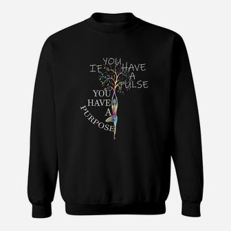 Inspirational Quotes Graphic Motivational Yoga Gift Sweatshirt - Thegiftio UK