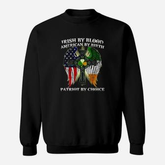 Irish American And Patriot Sweatshirt - Monsterry