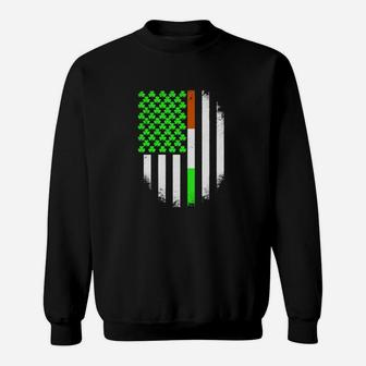Irish American Flag Ireland Flag St Patricks Day Sweatshirt - Monsterry CA