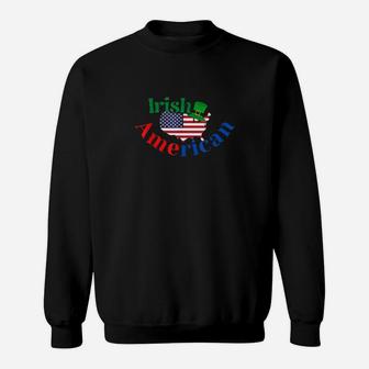Irish American St Patricks Day Apparel Unisex Sweatshirt - Monsterry