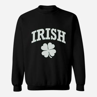 Irish Clover Quatrefoil Beer St Patricks Day Sweatshirt | Crazezy CA