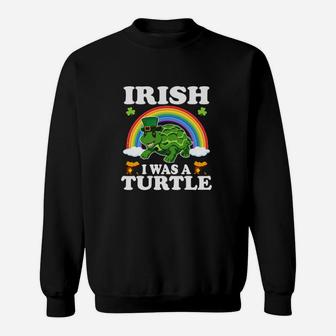 Irish I Was A Turtle Leprechaun Hat Turtle St Patricks Day Sweatshirt - Monsterry UK