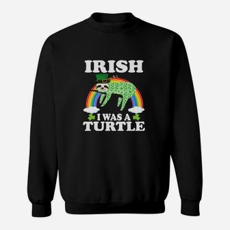 Irish I Was Sloth Leprechaun Hat Sloth St Patricks Day Sweatshirt - Monsterry