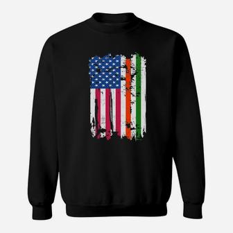 Irish Ireland Flag American Sweatshirt - Monsterry CA