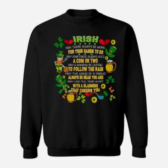 Irish Leprechaun Quote Statement Beer Shenanigan Sweatshirt - Monsterry DE