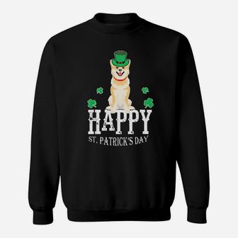 Irish Shiba Inu Happy St Patricks Day Men Women Gift Sweatshirt - Monsterry AU