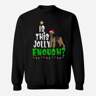 Is This Jolly Enough Xmas Airedale Terrier Sweatshirt - Monsterry UK
