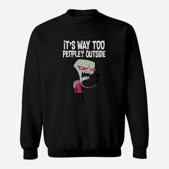 Ít Is Way Tooo People Outside Sweatshirt | Crazezy