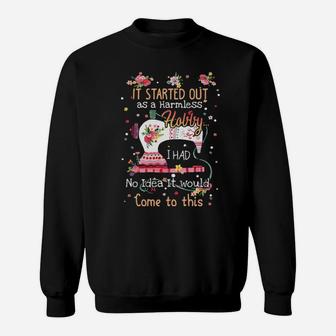 It Started Out As A Harmless Hollyn I Had No Idea It Would Come To This Sweatshirt - Monsterry UK