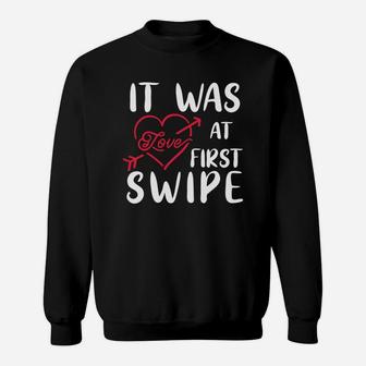 It Was At Valentine Day For Valentine Day Happy Valentines Day Sweatshirt - Seseable