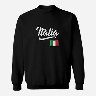 Italia Italian Flag Sweatshirt - Thegiftio UK