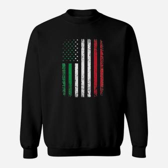 Italy Usa Flag 4Th Of July Patriotic American Italian Flag Sweatshirt | Crazezy