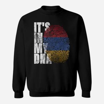 It's In My Dna Armenian Shirt Proud Gifts Pride Armenia Flag Sweatshirt | Crazezy