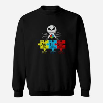 Jack Skeleton Autism Sweatshirt - Monsterry DE