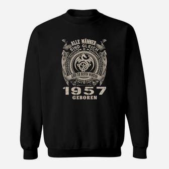 Jahrgang 1957 Herren Sweatshirt, Besten Männer Geburt im Jahr 1957 - Seseable