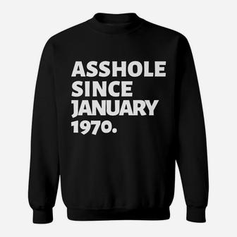 January 1970 Vintage Funny 50Th Birthday Gift Gag Gift Sweatshirt | Crazezy UK