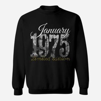 January 1975 Tee - 45 Year Old Shirt 1975 45Th Birthday Gift Sweatshirt | Crazezy UK