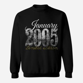 January 2005 Tee - 15 Year Old Shirt 2005 15Th Birthday Gift Sweatshirt | Crazezy DE