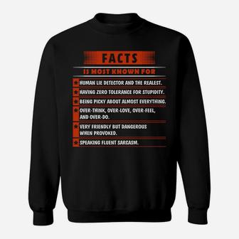 January Girl Facts Funny Most Known For Human Lie Detector Sweatshirt | Crazezy CA