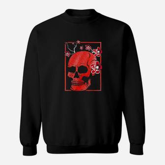 Japanese Demon Art Face Skull Devil Oni Harajuku Aesthetic Sweatshirt - Thegiftio UK