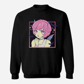 Japanese Girl Punk Evil Pastel Menhera Sweatshirt | Crazezy AU