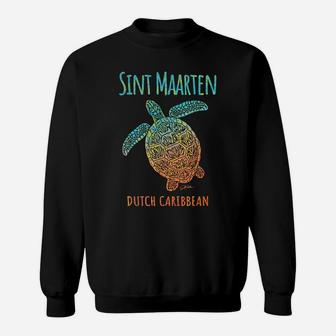 Jcombs Sint Maarten, Sea Turtle, Beach Sweatshirt | Crazezy