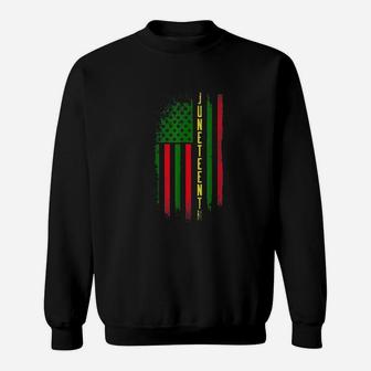 Juneteenth Africa Flags Sweatshirt | Crazezy DE