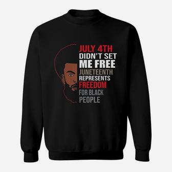 Juneteenth Sweatshirt | Crazezy AU