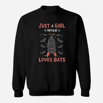 Just A Girl Who Loves Bats Sweatshirt - Thegiftio UK