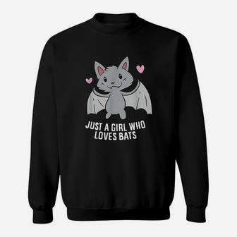 Just A Girl Who Loves Bats Sweatshirt - Thegiftio UK