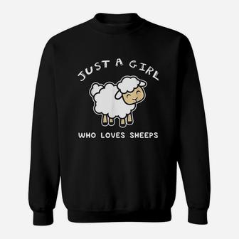Just A Girl Who Loves Sheep Sweatshirt | Crazezy DE