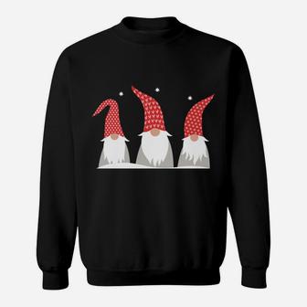 Just Hangin With My Gnomies Merry Christmas Cute Holiday Sweatshirt | Crazezy