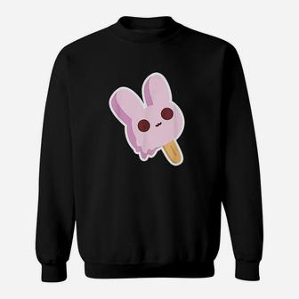 Kawaii Ice Cream Bunny Rabbit So Cute Pastel Sweatshirt | Crazezy DE