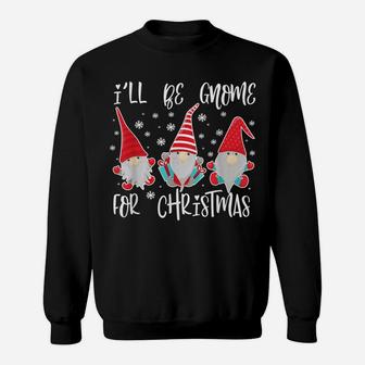 Kawaii Nordic Gnomes | I'll Be Gnome For Christmas Sweatshirt | Crazezy
