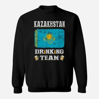 Kazakhstan Drinking Team Funny Beer T Shirt Sweatshirt | Crazezy