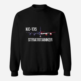 Kc135 Stratotanker Air Force Pilot American Flag Sweatshirt | Crazezy UK