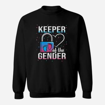 Keeper Of The Gender Reveal Party Baby Shower Sweatshirt - Thegiftio UK