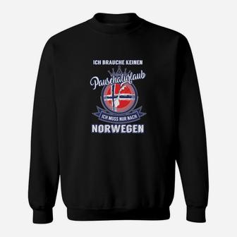 Kein Pauschalurlaub Norwegen X Sweatshirt - Seseable
