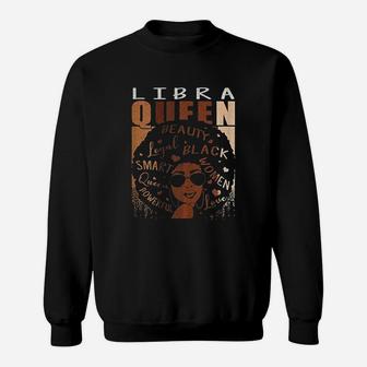 Ki Libra Queen Birthday Zodiac Costume Black Woman Gifts Sweatshirt | Crazezy AU