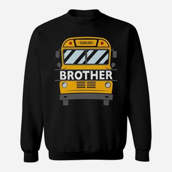 Kids Brother Matching Family Costume School Bus Theme Kids Party Sweatshirt | Crazezy