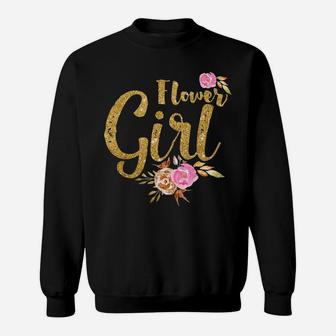 Kids Flower Girl Wedding T-Shirt Sweatshirt | Crazezy